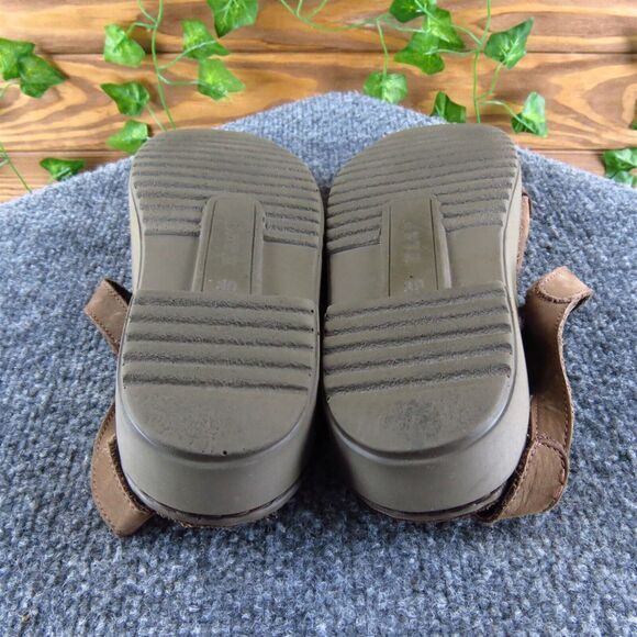 Naot Women's Ankle Strap Brown Leather Sz 8‎ Medium Used 2025 - Picture 5 of 6